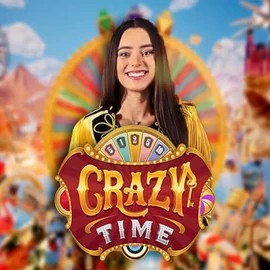Crazy Time logo by Evolution at 10bet CasinoCrazy Time
