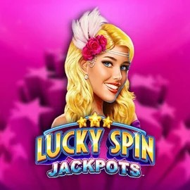 Lucky Spin Jackpots slot logo by Novomatic at 10bet Casino