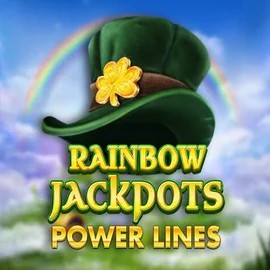 Official Jackpots logo: Rainbow Jackpots Power Lines by Red Tiger Gaming at 10bet Casino