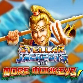 Stellar Jackpots with More Monkeys logo by Lightning Box Game at 10bet Casino